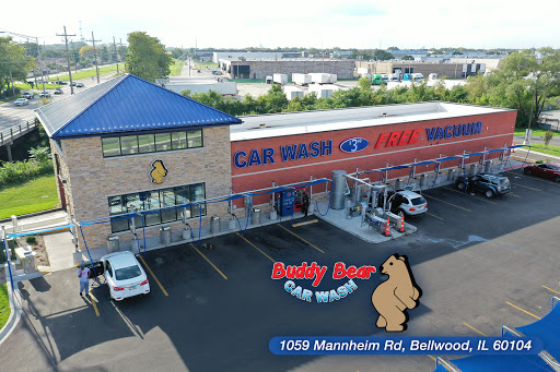 Buddy Bear Car Wash Bellwood. Cook County. 1 word2